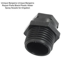 Unique Bargains Unique Bargains Repair Parts Black Plastic Water Spray Nozzle for Irrigation