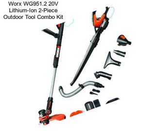 Worx WG951.2 20V Lithium-Ion 2-Piece Outdoor Tool Combo Kit