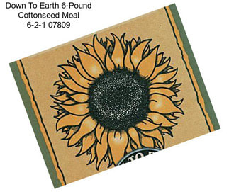 Down To Earth 6-Pound Cottonseed Meal 6-2-1 07809