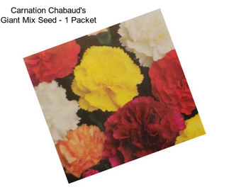 Carnation Chabaud\'s Giant Mix Seed - 1 Packet