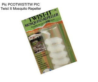 Pic PCOTWISTITW PIC Twist It Mosquito Repeller