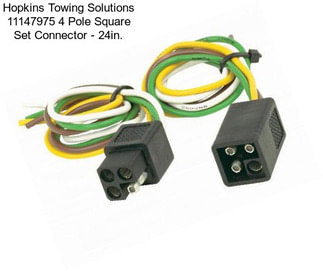 Hopkins Towing Solutions 11147975 4 Pole Square Set Connector - 24in.