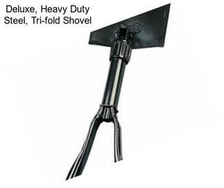 Deluxe, Heavy Duty Steel, Tri-fold Shovel