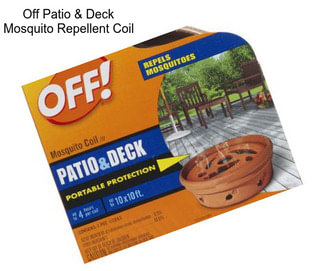 Off Patio & Deck Mosquito Repellent Coil