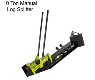 10 Ton Manual Log Splitter