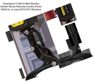 Champion C18014 Mini-Rocker Switch Winch Remote Control Kit for 5000-lb. or Less ATV/UTV Winches