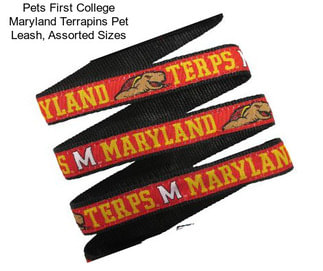 Pets First College Maryland Terrapins Pet Leash, Assorted Sizes