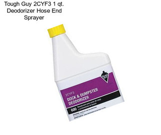 Tough Guy 2CYF3 1 qt. Deodorizer Hose End Sprayer