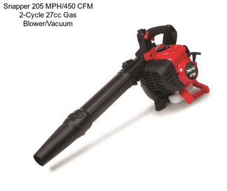 Snapper 205 MPH/450 CFM 2-Cycle 27cc Gas Blower/Vacuum