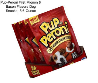 Pup-Peroni Filet Mignon & Bacon Flavors Dog Snacks, 5.6-Ounce