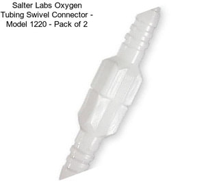 Salter Labs Oxygen Tubing Swivel Connector - Model 1220 - Pack of 2