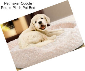 Petmaker Cuddle Round Plush Pet Bed