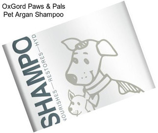 OxGord Paws & Pals Pet Argan Shampoo