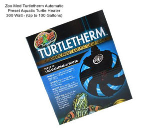 Zoo Med Turtletherm Automatic Preset Aquatic Turtle Heater 300 Watt - (Up to 100 Gallons)