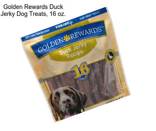 Golden Rewards Duck Jerky Dog Treats, 16 oz.