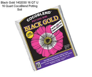 Black Gold 1402030 16 QT U 16 Quart CocoBlend Potting Soil