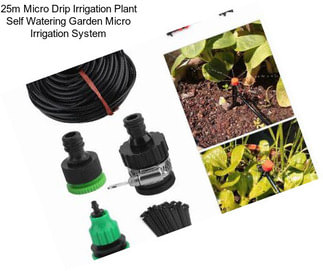 25m Micro Drip Irrigation Plant Self Watering Garden Micro Irrigation System