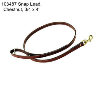 103487 Snap Lead, Chestnut, 3/4\