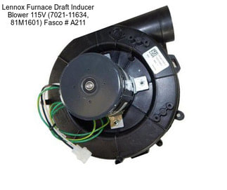 Lennox Furnace Draft Inducer Blower 115V (7021-11634, 81M1601) Fasco # A211