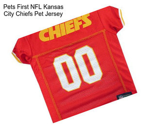 Pets First NFL Kansas City Chiefs Pet Jersey