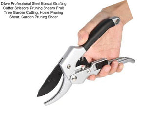 Dilwe Professional Steel Bonsai Grafting Cutter Scissors Pruning Shears Fruit Tree Garden Cutting, Home Pruning Shear, Garden Pruning Shear