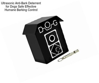 Ultrasonic Anti-Bark Deterrent for Dogs Safe Effective Humane Barking Control