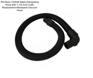 ProTeam 103048 Static-Dissipating Hose with 1-1/2-inch Cuffs, Replacement Backpack Vacuum Hose