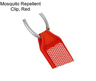 Mosquito Repellent Clip, Red