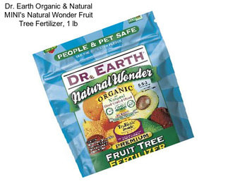 Dr. Earth Organic & Natural MINI\'s Natural Wonder Fruit Tree Fertilizer, 1 lb