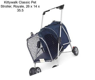 Kittywalk Classic Pet Stroller, Royale, 26 x 14 x 35.5\