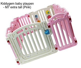 Kiddygem baby playpen - M7 extra tall (Pink)