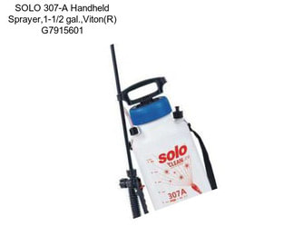 SOLO 307-A Handheld Sprayer,1-1/2 gal.,Viton(R) G7915601