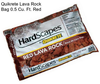 Quikrete Lava Rock Bag 0.5 Cu. Ft. Red