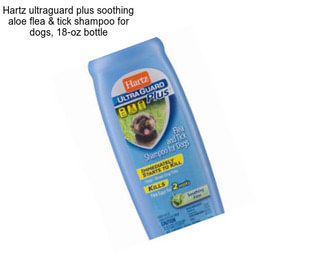 Hartz ultraguard plus soothing aloe flea & tick shampoo for dogs, 18-oz bottle