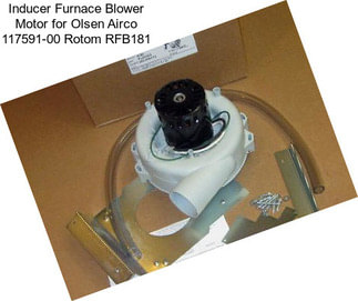 Inducer Furnace Blower Motor for Olsen Airco 117591-00 Rotom RFB181