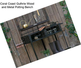 Coral Coast Guthrie Wood and Metal Potting Bench