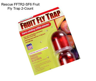 Rescue FFTR2-SF6 Fruit Fly Trap 2-Count