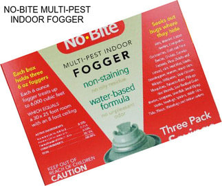 NO-BITE MULTI-PEST INDOOR FOGGER