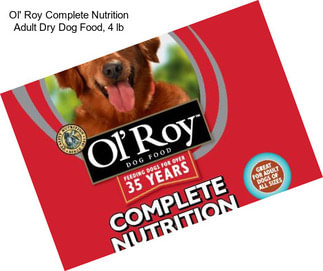 Ol\' Roy Complete Nutrition Adult Dry Dog Food, 4 lb