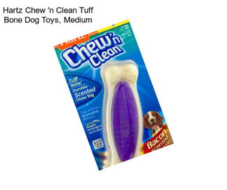 Hartz Chew \'n Clean Tuff Bone Dog Toys, Medium