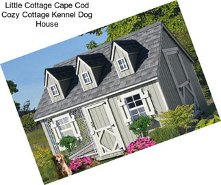 Little Cottage Cape Cod Cozy Cottage Kennel Dog House