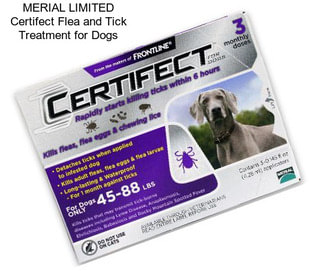 MERIAL LIMITED Certifect Flea and Tick Treatment for Dogs