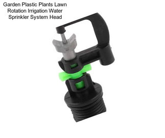 Garden Plastic Plants Lawn Rotation Irrigation Water Sprinkler System Head