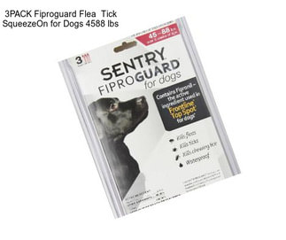 3PACK Fiproguard Flea  Tick SqueezeOn for Dogs 4588 lbs