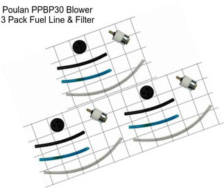 Poulan PPBP30 Blower 3 Pack Fuel Line & Filter