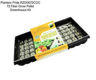 Planters Pride RZG0072COC 72 Fiber Grow Pellet Greenhouse Kit