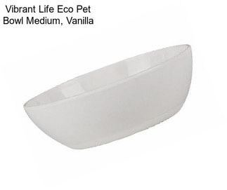 Vibrant Life Eco Pet Bowl Medium, Vanilla