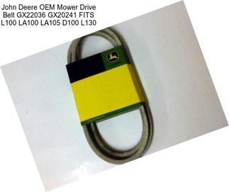 John Deere OEM Mower Drive Belt GX22036 GX20241 FITS L100 LA100 LA105 D100 L130