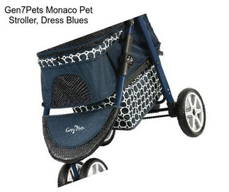 Gen7Pets Monaco Pet Stroller, Dress Blues