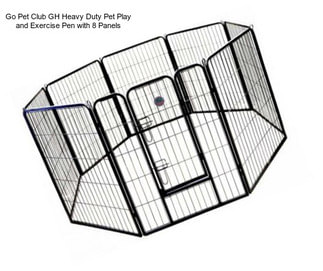 Go Pet Club GH Heavy Duty Pet Play and Exercise Pen with 8 Panels